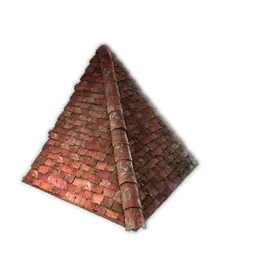 Tiled Roof Corner 90°