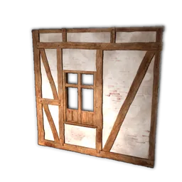 Half-Timber Wall With Window