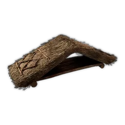 Short Thatched Roof Cap