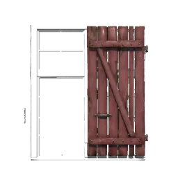 Narrow Square Shutter