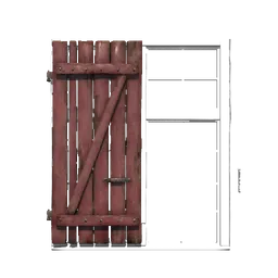 Narrow Square Shutter