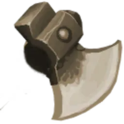 Wrought Iron Axe Blade