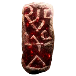 Red Runic Leash